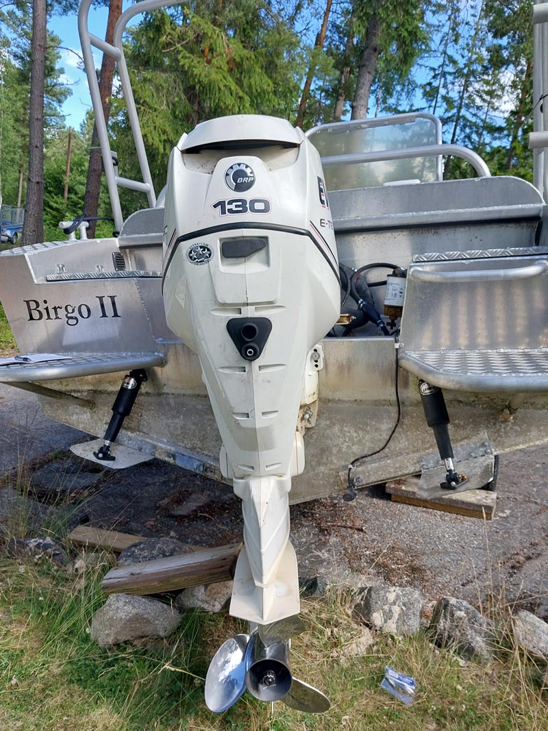 3 års service Evinrude E-Tec 130 hk.